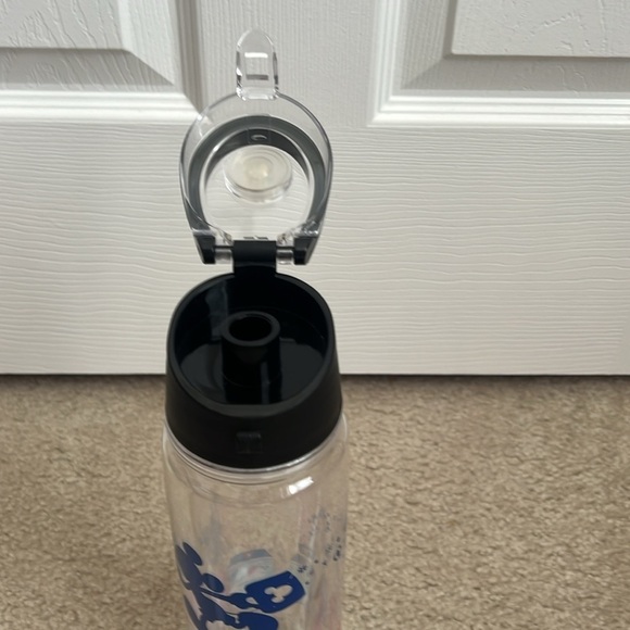 Disney Parks Mickey Mouse Water Bottle with Straw Clear Plastic Souvenir‎ - Picture 12 of 12